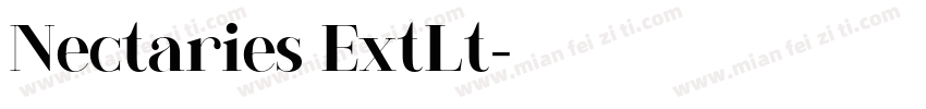 Nectaries ExtLt字体转换